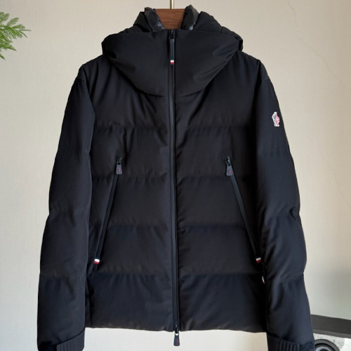 [홍콩명품.MONCLER] 몽클레어 26SS 로고 후드 다운 패딩 자켓 (블랙), BM24474, HH, 레플리카의류,미러급사이트