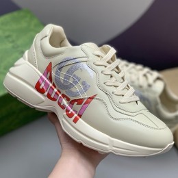 [홍콩명품.Gucci] 구찌 26SS 로고 남여 라이톤 스니커즈 운동화 (아이보리), SE6050, PMD, 명품스니커즈,운동화,구두,로퍼,하이탑,신발