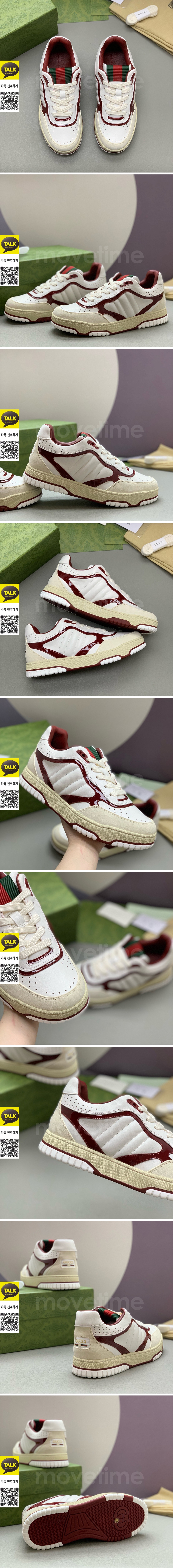 [홍콩명품.Gucci] 구찌 26SS 로고 남여 RE-WEB 스니커즈 운동화 (화이트), SE6051, PMD, 명품스니커즈,운동화,구두,로퍼,하이탑,신발