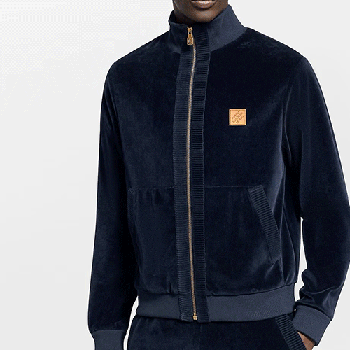 [홍콩명품.LOUIS VUITTON] 루이비통 26SS 로고 다미에 봄버 자켓 1AJCCD + 조거 팬츠 바지 상하의 세트 (네이비), BM24512, YS, 레플리카의류,미러급사이트