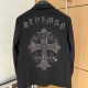 [홍콩명품.Chrome Hearts] 크롬하츠 26SS 로고 장장 수트 자켓 (블랙), BM24555, TOP, 레플리카의류,미러급사이트