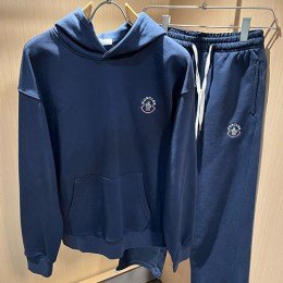 [홍콩명품.MONCLER] 몽클레어 26SS 로고 자수 후드 티셔츠 + 조거 팬츠 바지 상하의 세트 (2컬러), BM24574, 레플리카의류,미러급사이트