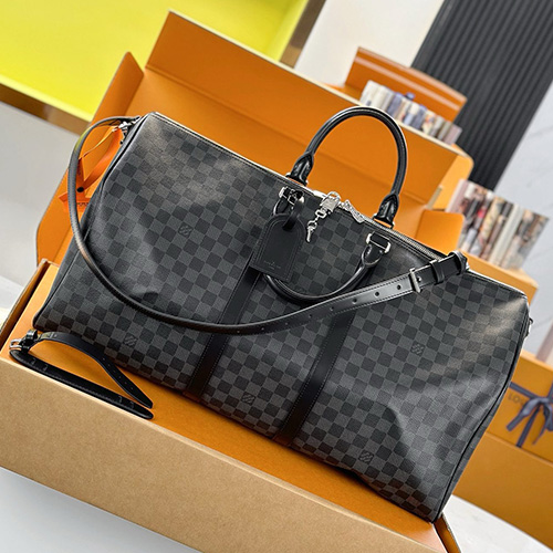 [홍콩명품.LOUIS VUITTON] 루이비통 26SS 로고 다미에 키폴 55 반둘리에 크로스백 캐리어 여행가방 N41418 (블랙), BGM5663, BDA, 홍콩명품가방,명품쇼핑몰,크로스백,핸드백,구매대행
