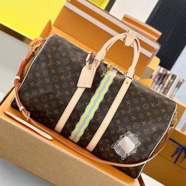 [가격문의][홍콩명품.LOUIS VUITTON] 루이비통 26SS 로고 모노그램 키폴 50 몬 반둘리에 크로스백 캐리어 여행가방 P01945 (브라운), BGM5670, BDA, 홍콩명품가방,명품쇼핑몰,크로스백,핸드백,구매대행