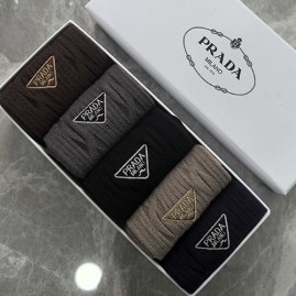 [홍콩명품,PRADA] 프라다 26SS 로고 명품 브랜드 모음 선물용 덧신 양말 5종, ET3341, NNT, 홍콩명품의류,구매대행,온라인명품