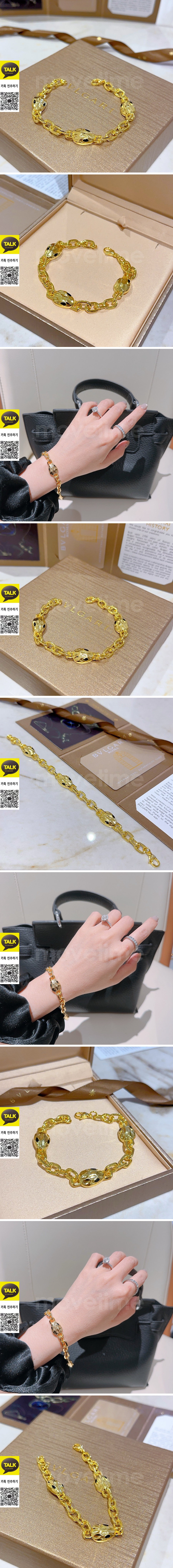 [홍콩명품.BVLGARI] 불가리 26SS 로고 DIVAS\'DREAM 팔찌, ET3377, NNT, 명품레플리카 모자 캡 남자여자