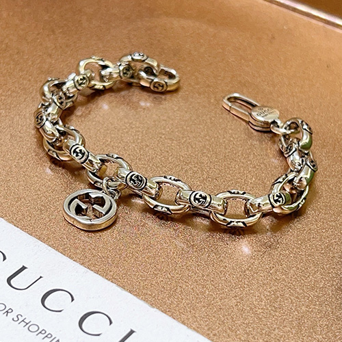 [홍콩명품.Gucci] 구찌 26SS 로고 실버 팔찌, ET3391, NNT, 명품레플리카 모자 캡 남자여자