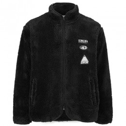 [홍콩명품,Christian Dior] 디올 26SS 로고 터틀넥 플리스 바람막이 자켓 (블랙), BM24669, KK, 레플리카의류,미러급사이트