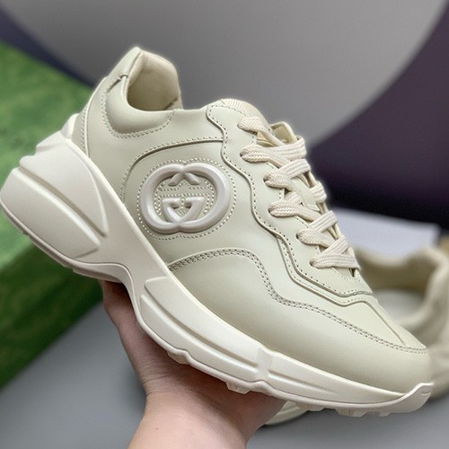 [홍콩명품.Gucci] 구찌 26SS 로고 남여 라이톤 스니커즈 운동화 (아이보리), SE6099, PMD, 명품스니커즈,운동화,구두,로퍼,하이탑,신발