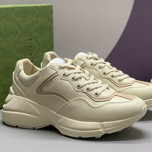 [홍콩명품.Gucci] 구찌 26SS 로고 남여 라이톤 스니커즈 운동화 (아이보리), SE6100, PMD, 명품스니커즈,운동화,구두,로퍼,하이탑,신발