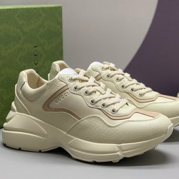 [홍콩명품.Gucci] 구찌 26SS 로고 남여 라이톤 스니커즈 운동화 (아이보리), SE6100, PMD, 명품스니커즈,운동화,구두,로퍼,하이탑,신발