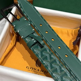 [홍콩명품,GOYARD] 고야드 26SS 로고 FLORIDA 그린 레더 가죽 벨트 (4컬러), 4.0cm, BT1524, X1, 명품레플리카,인터넷쇼핑몰,남자명품,해외직구
