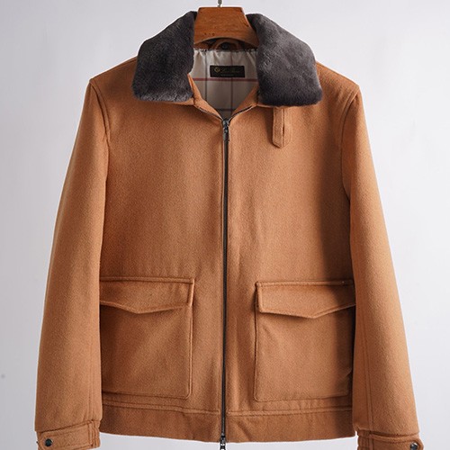 [홍콩명품.Loro Piana] 로로피아나 26SS 로고 시어링 울 자켓 (2컬러), BM24739, JL, 레플리카의류,미러급사이트