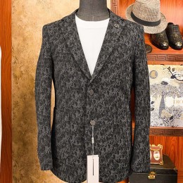 [홍콩명품,Christian Dior] 디올 26SS 로고 오블리크 울 정장 수트 자켓 (블랙), BM24759, S1F, 레플리카의류,미러급사이트