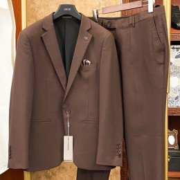 [홍콩명품,Christian Dior] 디올 26SS 로고 정장 수트 상하의 세트 (브라운), BM24760, S1F, 레플리카의류,미러급사이트