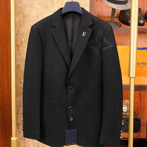 [홍콩명품.LOUIS VUITTON] 루이비통 26SS 로고 울 정장 수트 자켓 (블랙), BM24761, S1F, 레플리카의류,미러급사이트