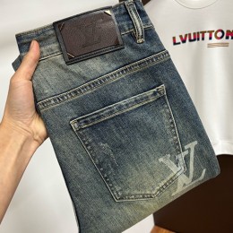 [홍콩명품.LOUIS VUITTON] 루이비통 26SS 로고 데님 팬츠 진 청바지, BM24769, S1F, 레플리카의류,미러급사이트
