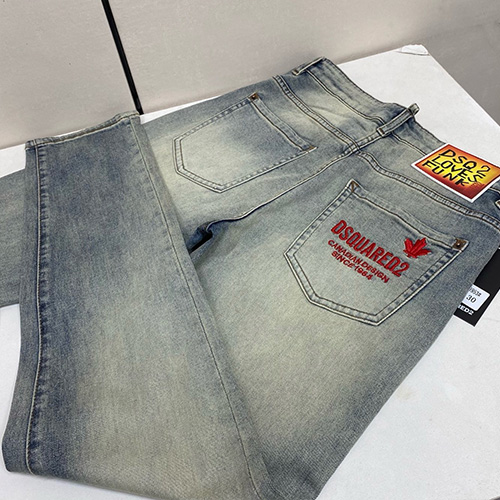 [홍콩명품.DSQUEARED] 디스퀘어드 26SS 로고 데님 팬츠 진 청바지, BM24775, S1F, 레플리카의류,미러급사이트