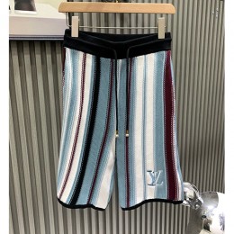 [홍콩명품.LOUIS VUITTON] 루이비통 26SS 로고 자수 미디 쇼츠 반바지, BM24795, S1F, 레플리카의류,미러급사이트