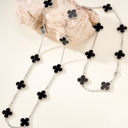 [홍콩명품.VANCLEEF&ARPELS] 반클리프아펠 퓨어 알함브라 26SS 로고 FLOWERLACE 목걸이, ET3467, 홍콩명품의류,구매대행,온라인명품