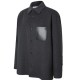 [홍콩명품.LOEWE] 로에베 26SS 로고 레더 포켓 울 남방 셔츠 (다크그레이), BM24799, KK, 레플리카의류,미러급사이트