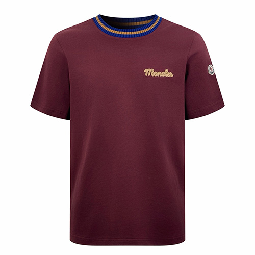 [홍콩명품.MONCLER] 몽클레어 26SS 로고 자수 반팔 티셔츠 (3컬러), BM24806, KK, 레플리카의류,미러급사이트