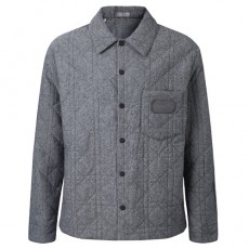 [홍콩명품,Christian Dior] 디올 26SS 로고 솜패딩 퀄팅 셔츠 자켓 (그레이), BM24822, KK, 레플리카의류,미러급사이트
