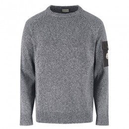 [홍콩명품.MONCLER] 몽클레어 26SS 로고 니트 스웨터 (그레이), BM24849, JL, 레플리카의류,미러급사이트