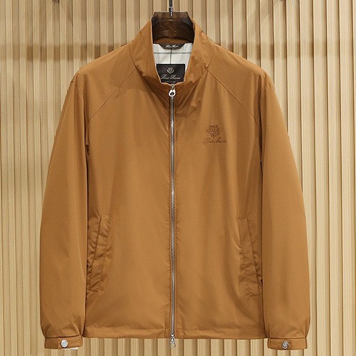 [홍콩명품.Loro Piana] 로로피아나 26SS 로고 자수 터틀넥 바람막이 자켓 (2컬러), BM24857, KSM, 레플리카의류,미러급사이트