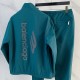 [홍콩명품.BALENCIAGA] 발렌시아가 26SS 로고 프린트 터틀넥 봄버 자켓 + 조거 팬츠 바지 상하의 세트 (2컬러), BM24863, KSM, 레플리카의류,미러급사이트