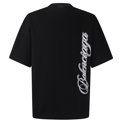 [홍콩명품.BALENCIAGA] 발렌시아가 26SS 로고 자수 반팔 티셔츠 (2컬러), BM24906, KK, 레플리카의류,미러급사이트