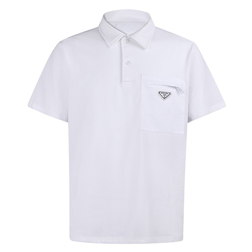 [가격문의][홍콩명품,PRADA] 프라다 26SS 삼각로고 카라 폴로 반팔 티셔츠 (2컬러), BM24909, KK, 레플리카의류,미러급사이트