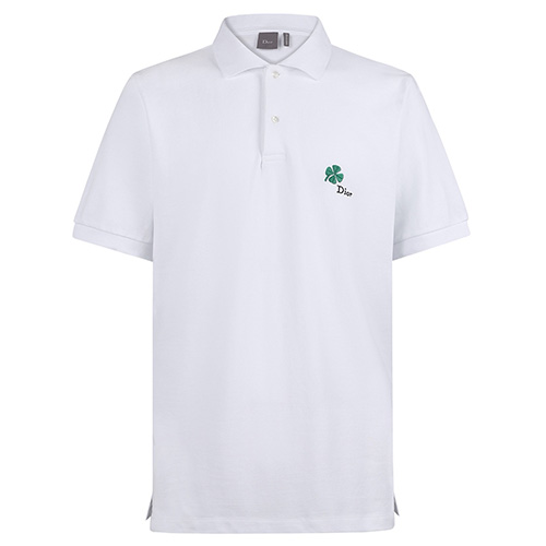 [가격문의][홍콩명품,Christian Dior] 디올 26SS 로고 자수 카라 폴로 반팔 티셔츠 (화이트), BM24914, KK, 레플리카의류,미러급사이트