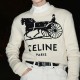 [가격문의][홍콩명품.CELINE] 셀린느 26SS 로고 캐시미어 니트 스웨터 (아이보리), BM24930, KK, 레플리카의류,미러급사이트
