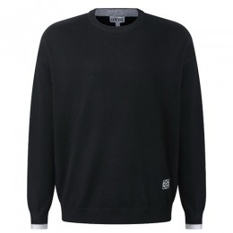 [홍콩명품.LOEWE] 로에베 26SS 로고 니트 스웨터 (블랙), BM24934, JL, 레플리카의류,미러급사이트