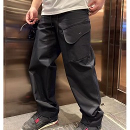 [홍콩명품,Christian Dior] 디올 26SS 로고 울 카고 팬츠 바지 (블랙), BM24952, JL, 레플리카의류,미러급사이트