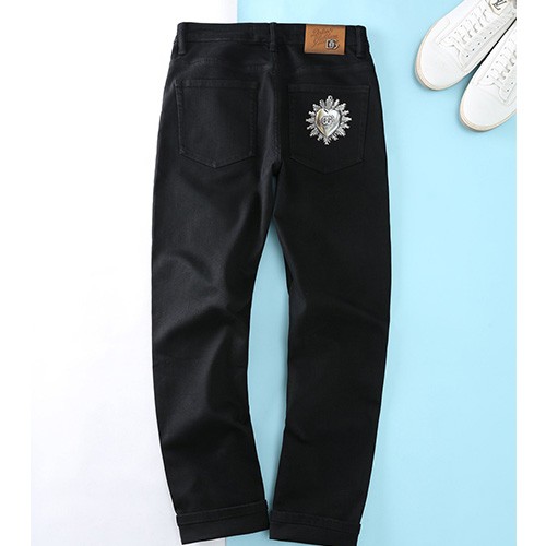 [홍콩명품.D&G] 돌체앤가바나 26SS 로고 데님 팬츠 진 청바지 (블랙), BM25171, 무료배송