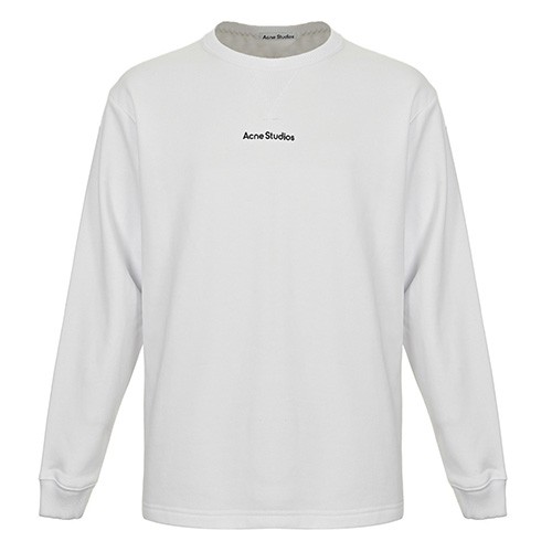 [홍콩명품.ACNE STUDIO] 아크네스튜디오 26SS 로고 프린트 긴팔 티셔츠 (2컬러), BM25202, KOO, 무료배송