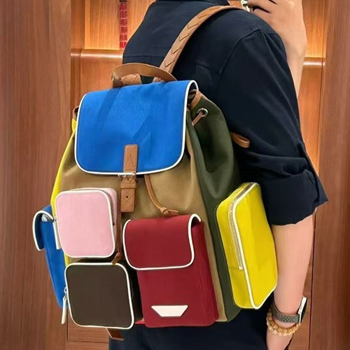 [홍콩명품.BOTTEGA VENETA] 보테가베네타 26SS 로고 Crossroahd 백팩 837377 (컬러플), BGM5736, BDA, 무료배송