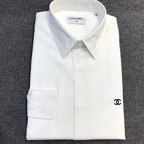 샤넬 로고 자수 남방 셔츠 (화이트) 26SS