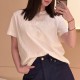 루이비통 로고 코튼 여성 반팔 티셔츠 (화이트) 26SS