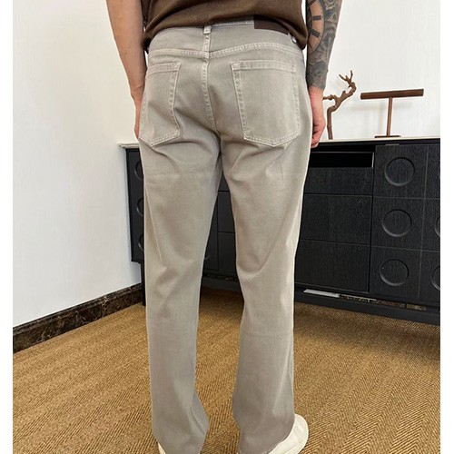로로피아나 로고 데님 팬츠 진 청바지 (그레이) 26SS