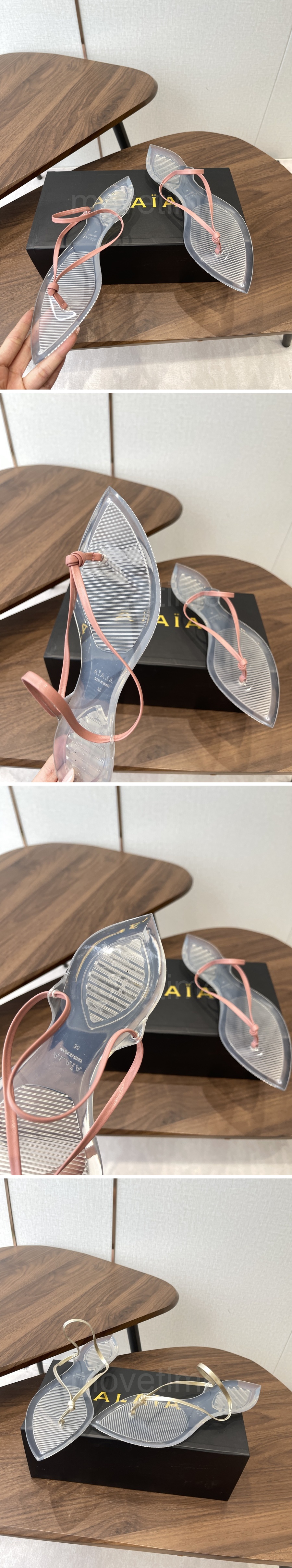 알라이아 로고 여성 슬리퍼 샌들 (4컬러) 26SS 상세이미지 6