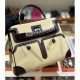 에르메스 로고 Kelly Cargo 28cm 토트백 핸드백 (베이지-은장) 26SS
