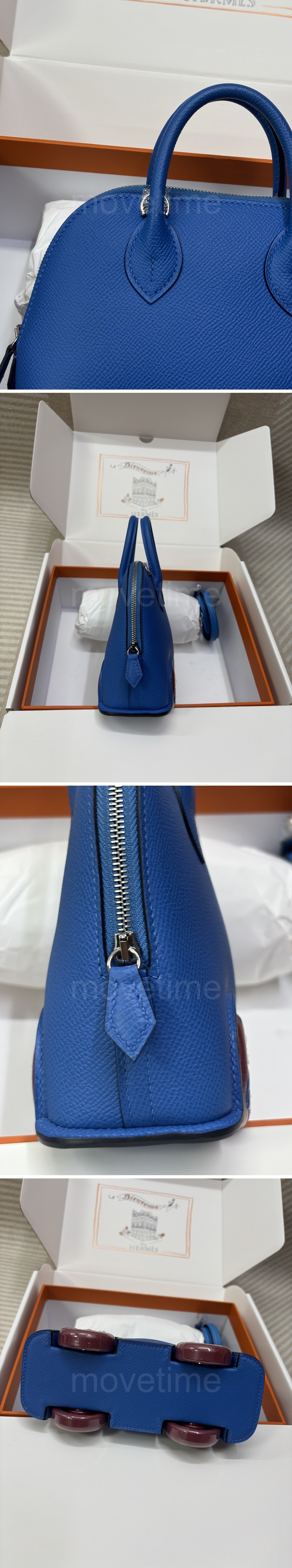 에르메스 로고 Bolide 19cm 토트백 핸드백 (블루) 26SS 상세이미지 3