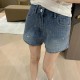 샤넬 여성 데님 핫팬츠 쇼츠 반바지 26SS