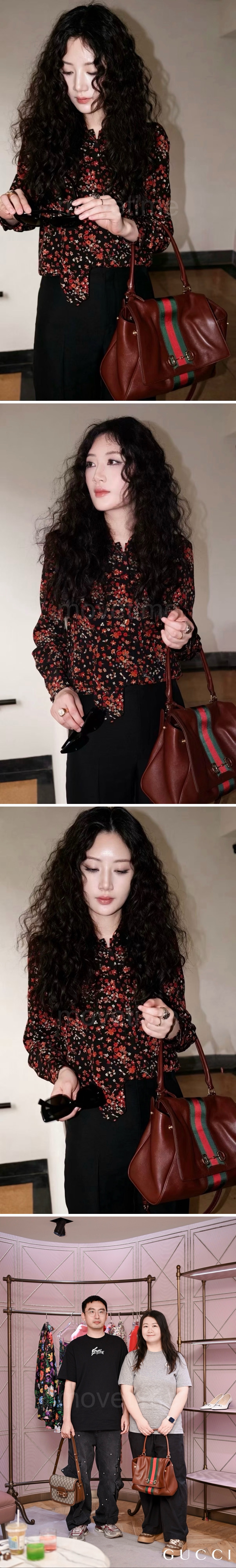 구찌 라지 홀스빗 WEB 파파라초 탑 핸들백 875019 26SS 상세이미지 3