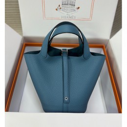 에르메스 레더 가죽 18cm 토트백 핸드백 26SS