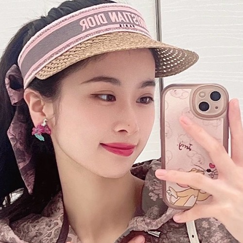 디올 여성 리본장식 바이저 모자 26SS