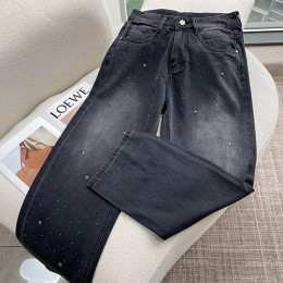 크롬하츠 오버핏 데님 팬츠 블랙 진 청바지 26SS